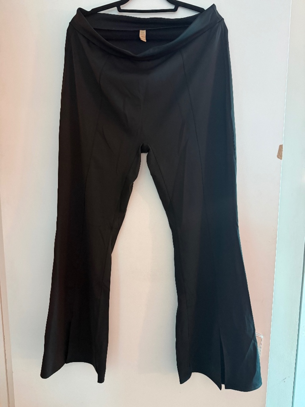 Shapellx wide-leg slit pant